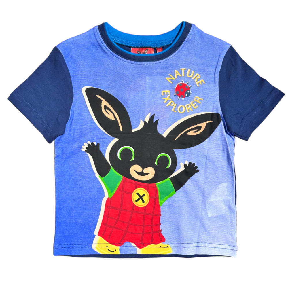 Completo Short + T-Shirt Bing Bambino 100% Cotone - Ex1205blu