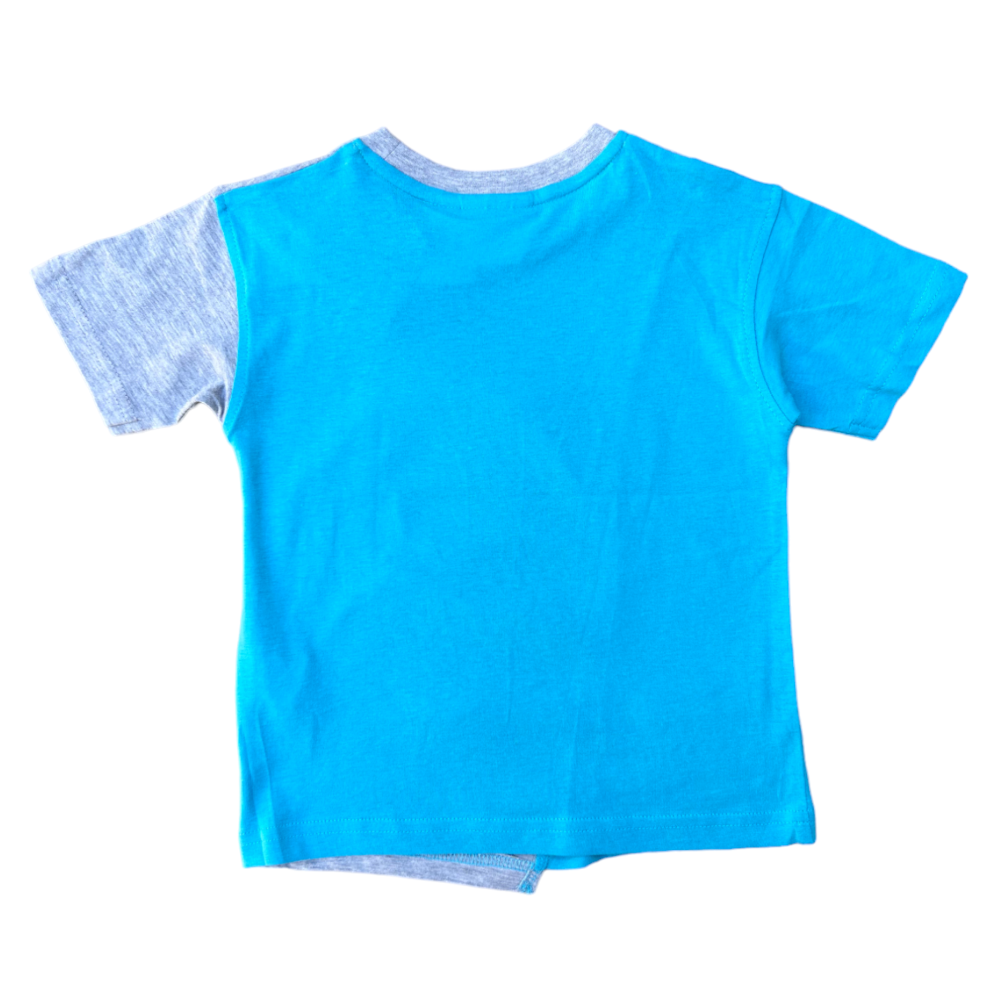 T-Shirt M.c. Paw Patrol Maglietta Bambino 100% Cotone - Ex1179turchese