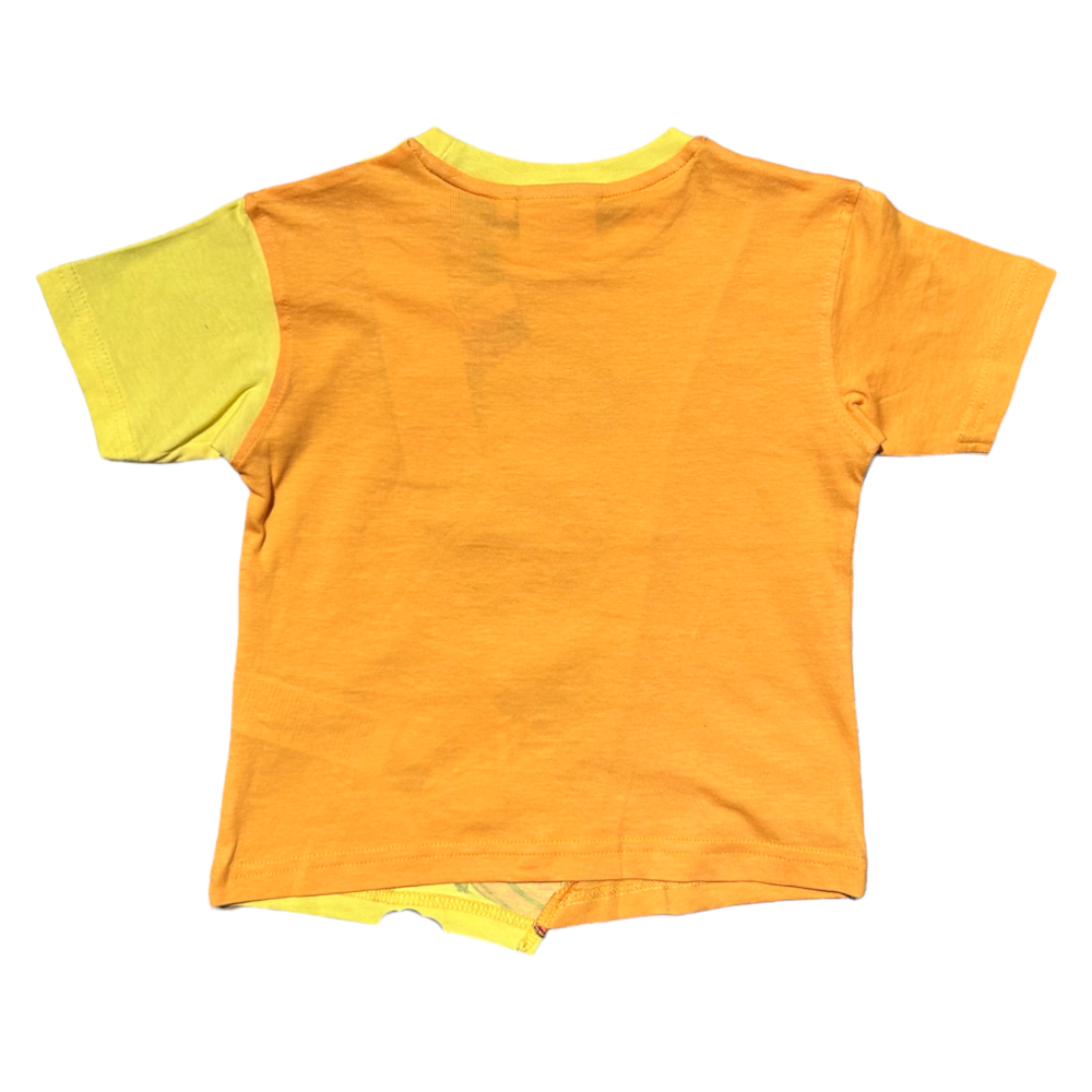 T-Shirt M.c. Paw Patrol Maglietta Bambino 100% Cotone - Ex1179arancio