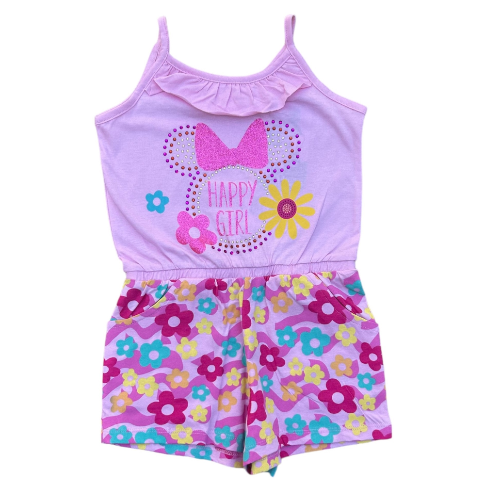 Tuta Minnie DISNEY Bambino 100% Cotone - Ex1006rosa