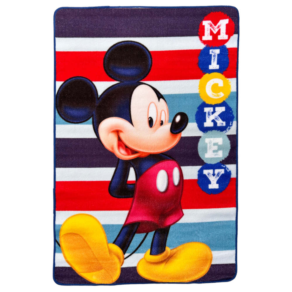Tappeto Gioco Topolino DISNEY Microfibra Antiscivolo 80x120 CM - Mic24-3784