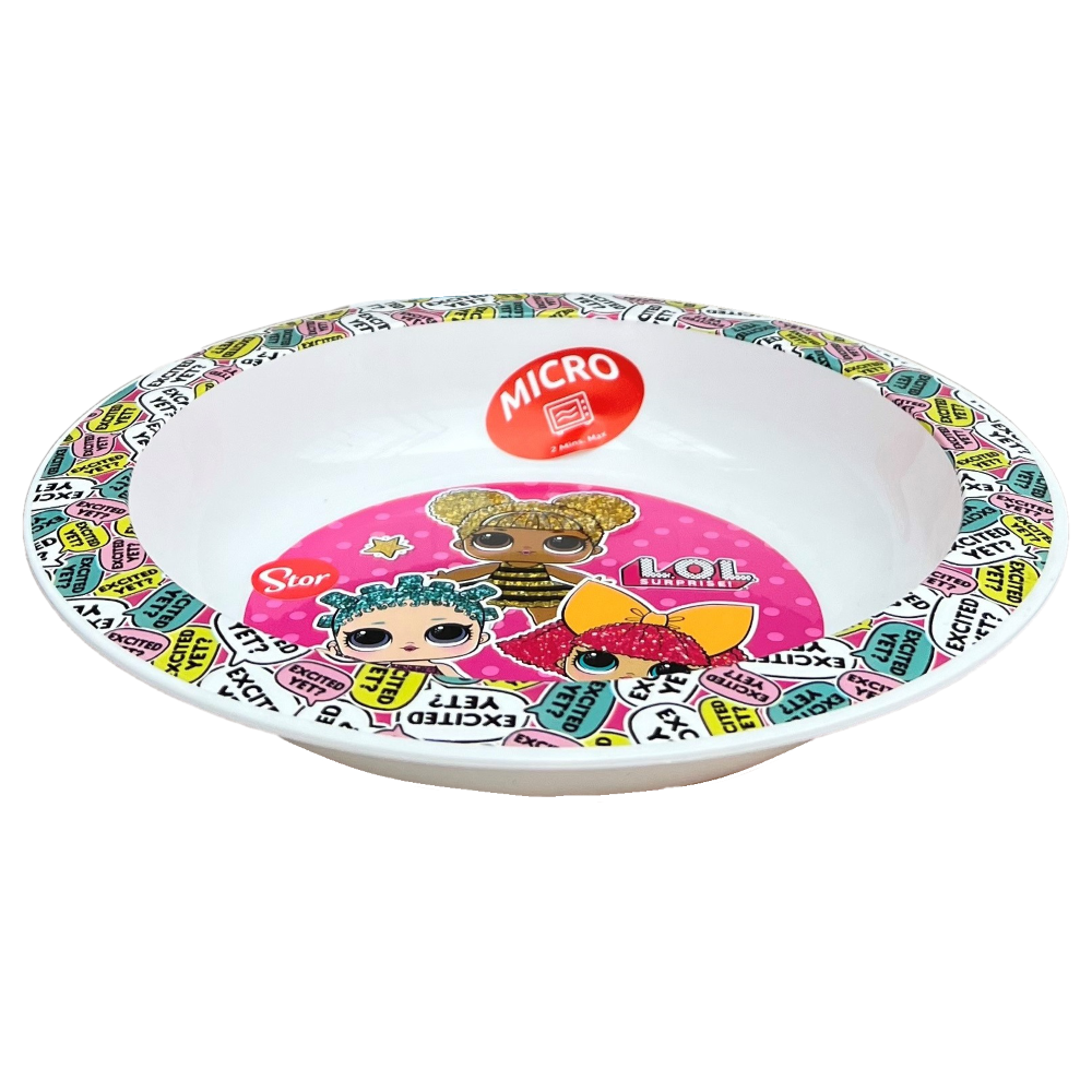 Piatto Fondo Lol Surprise in Plastica Microonde Diametro Cm. 20  - St44348
