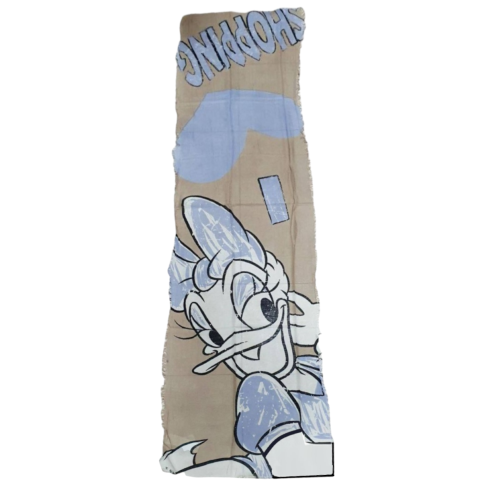Foulard Paperina DISNEY Sciarpa Pareo 55x200 CM in Viscosa - D86536