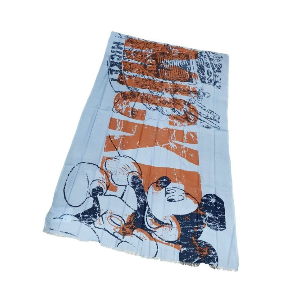 Foulard Topolino DISNEY Sciarpa Pareo 110x180 CM in Cotone - D82575