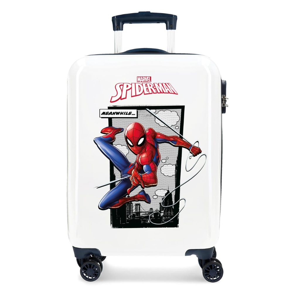 Trolley Spiderman MARVEL Valigia da Viaggio Cm. 55 in ABS - 4651761