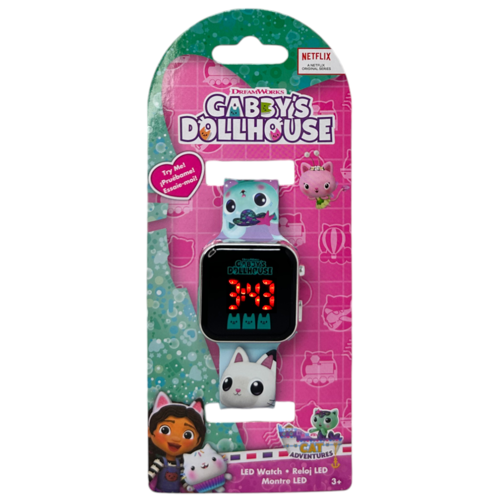 Orologio a LED Gabby's Dollhouse da Polso Digitale - Gd00077