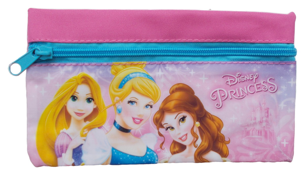Tombolino Principesse DISNEY Portacolori 1 Cerniera CM 20,5x11,5 - 44469/1