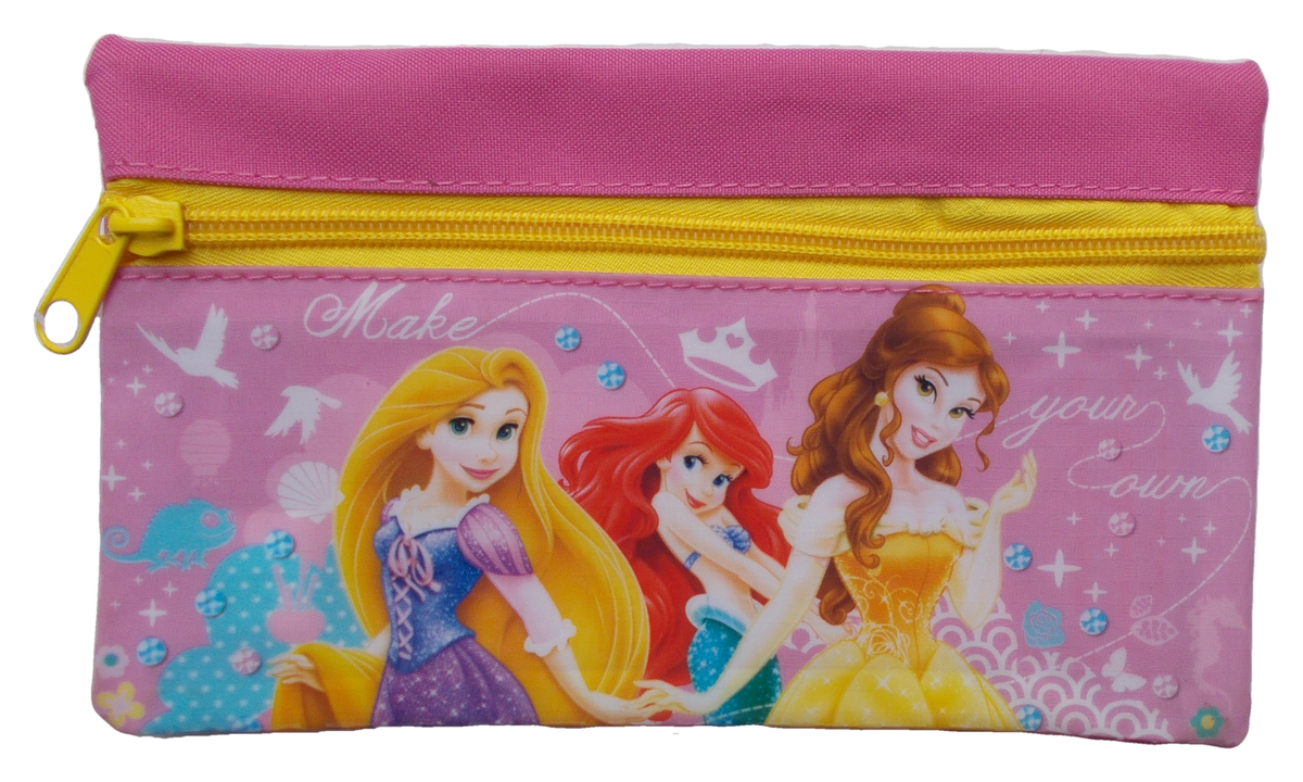 Tombolino Principesse DISNEY Portacolori 1 Cerniera CM 20,5x11,5 - 44469/2