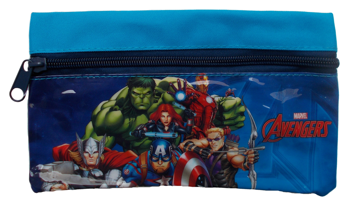 Tombolino Avengers Portacolori 1 Cerniera MARVEL CM 20,5x11,5 - 44472/2