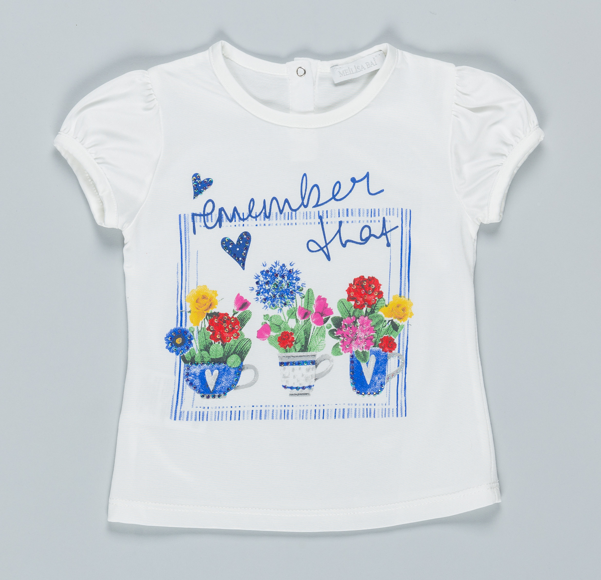 T-Shirt Maglietta Meilisa Bai Neonata Bambina Baby Taglie 9/36 Mesi - Fl1241
