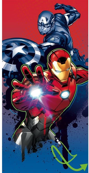 Telo Mare Avengers Asciugamano MARVEL in Microcotone Cm. 140x70 - 50287