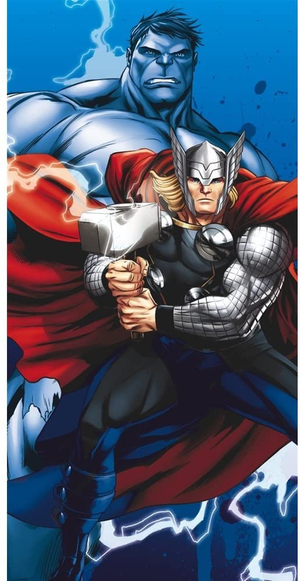 Telo Mare Avengers Thor Asciugamano MARVEL in Microcotone Cm. 140x70 - 50288
