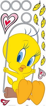 Decori Adesivi Non Luminosi DISNEY Titty 1 Foglio 31x70 CM