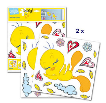 Decori Adesivi Non Luminosi DISNEY Titty 2 Fogli 31x31 CM