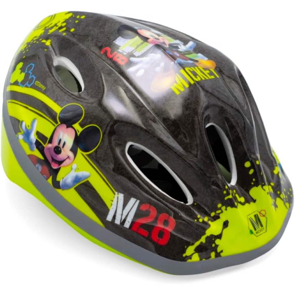 Casco Protettivo Topolino Mickey Mouse DISNEY Regolabile 52-56 CM Bici- 59083