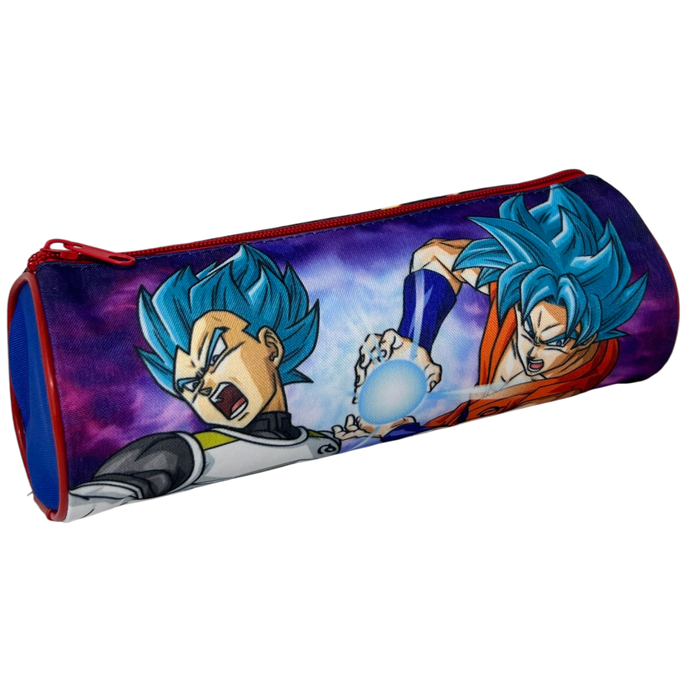 Tombolino Astuccio Dragon Ball Super Goku Vegeta Super Saiyan Blue Portacolori Penne 23 CM - 1010e3247