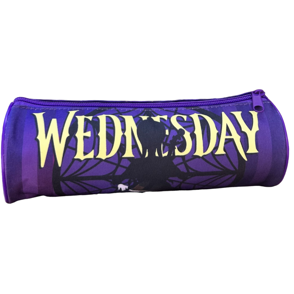 Tombolino Astuccio Mercoledì Addams Wednesday Portacolori Penne 23 CM - 503645