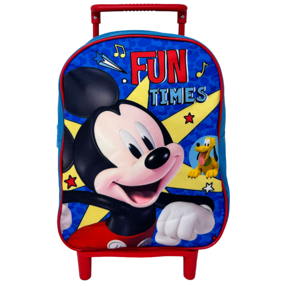 Zaino Asilo Trolley Topolino Mickey Mouse DISNEY Borsa per Scuola Materna Tempo Libero - 1000et283264