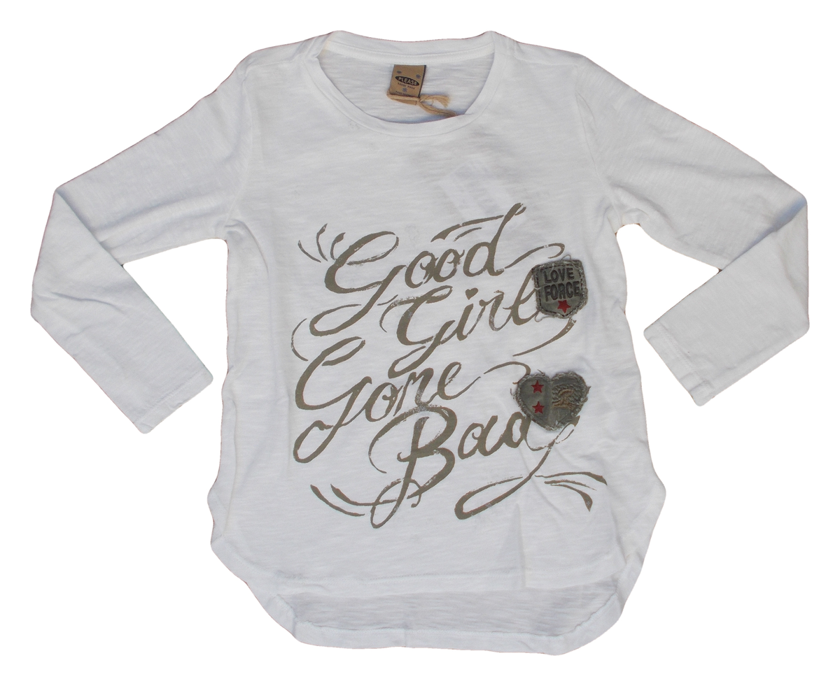 T-Shirt Girocollo Please Maglietta Bambina Baby Taglie 4/10 Anni - Lb04030g06/p