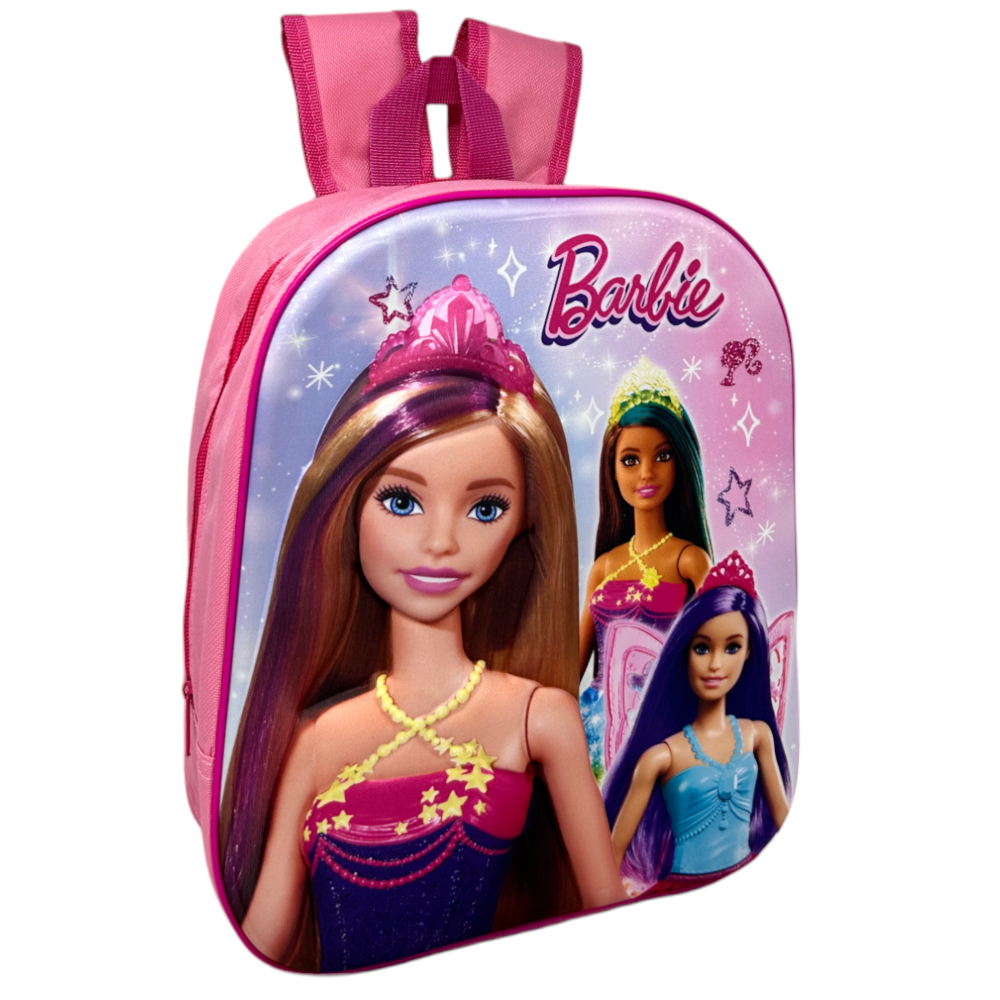Zaino Asilo 3d Barbie Immagine a Rilievo Borsa Scuola Tempo Libero - 1000eva313290