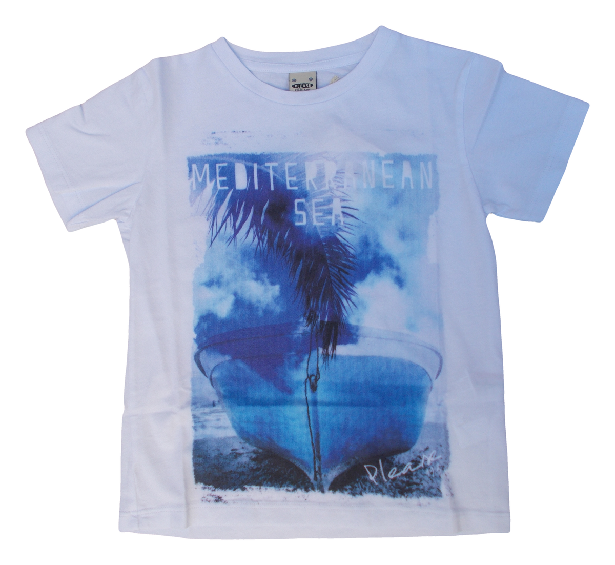 T-Shirt Please Maglietta Bambino Baby Taglie 4/10 Anni - Mb82030b07/p