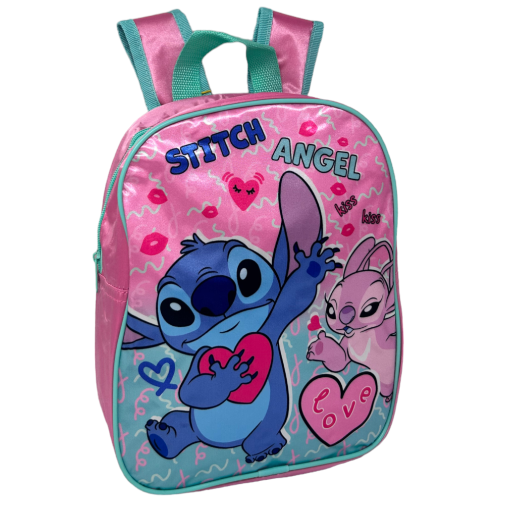Zaino Asilo Stitch e Angel DISNEY Borsa Scuola Infanzia O per Tempo Libero Passeggio- 1000e283250