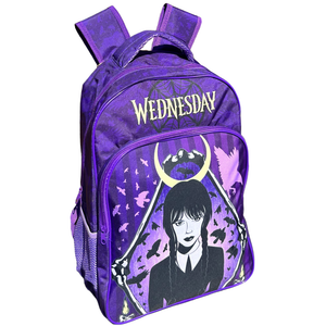 Zaino Scuola Mercoledì Addams Wednesday Modello Teen Borsa Scuola Secondaria O per Tempo Libero  - 503644