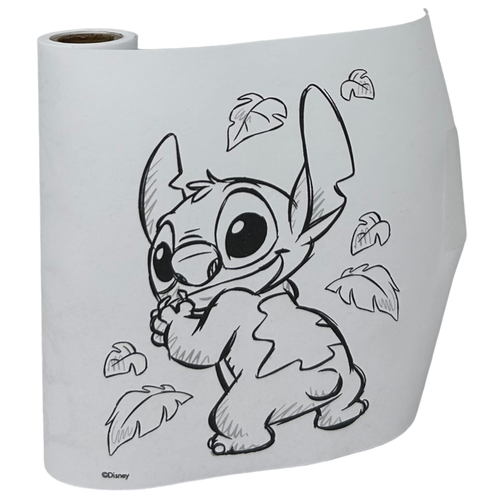 Set Cancelleria Stitch e Angel DISNEY 12 Pezzi Disegni Colori Stickers Timbri - St00028