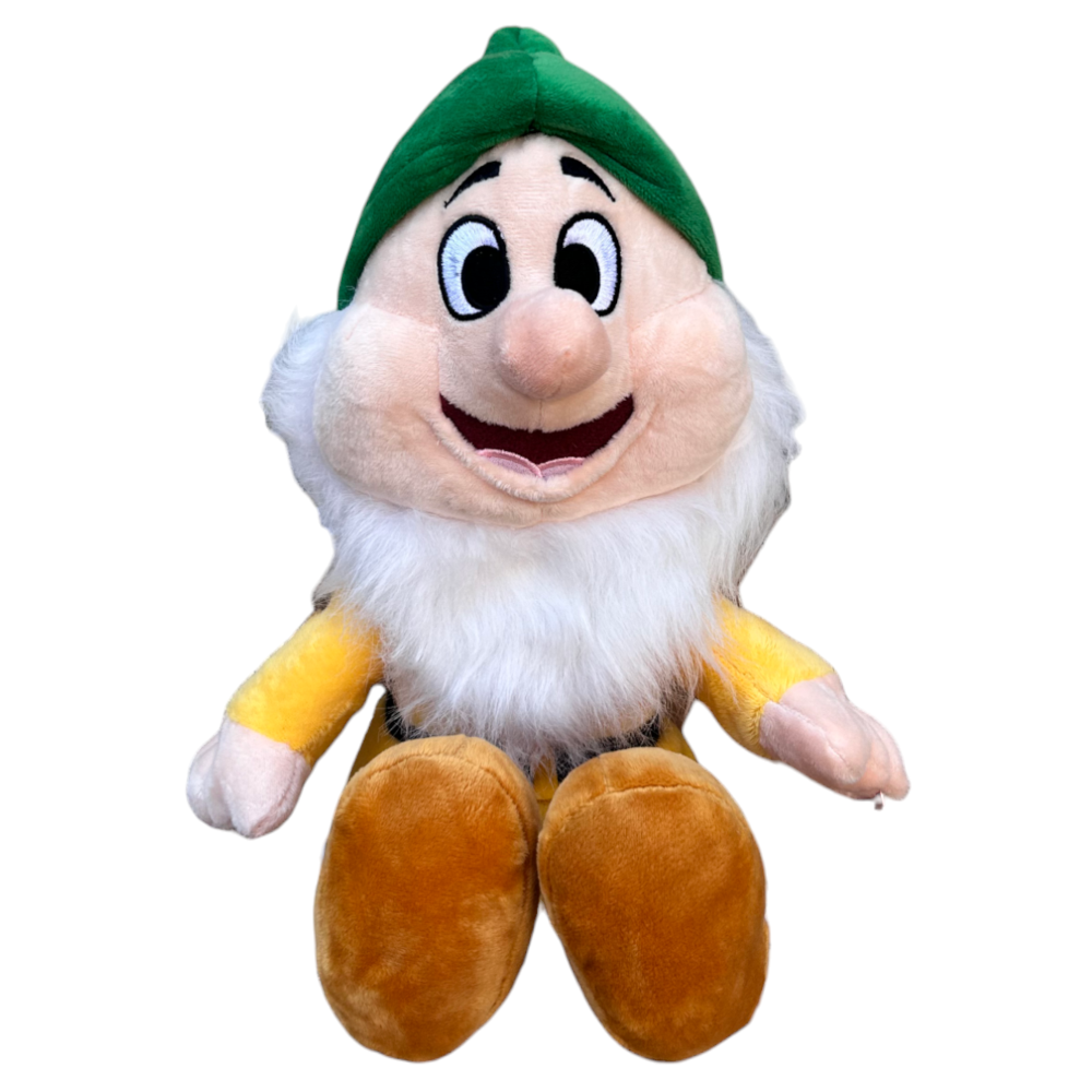 Peluche Nano Mammolo DISNEY Pupazzo Biancaneve e i 7 Nani 28 CM