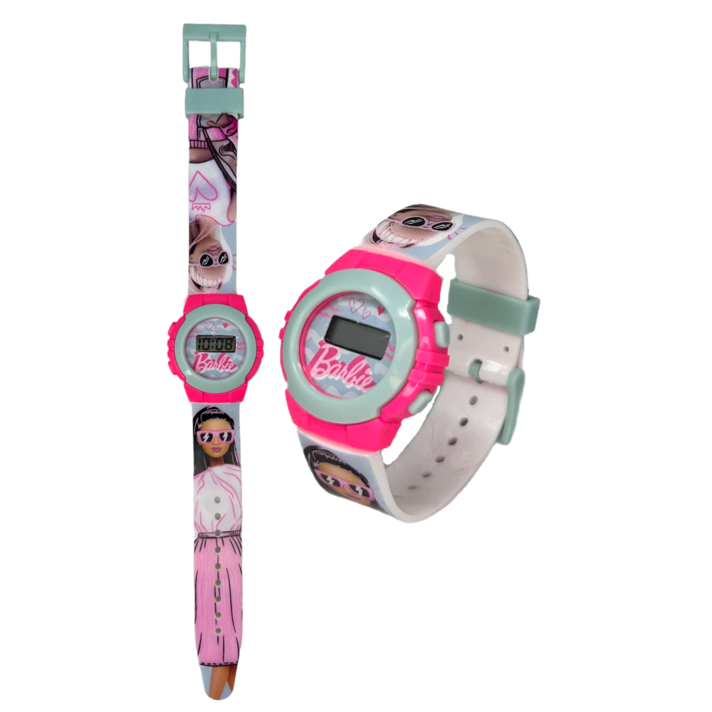 Orologio da Polso Digitale Barbie in Confezione Sagomata - Bb00009
