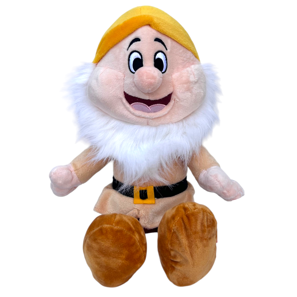 Peluche Nano Eolo DISNEY Pupazzo Biancaneve e i 7 Nani 28 CM