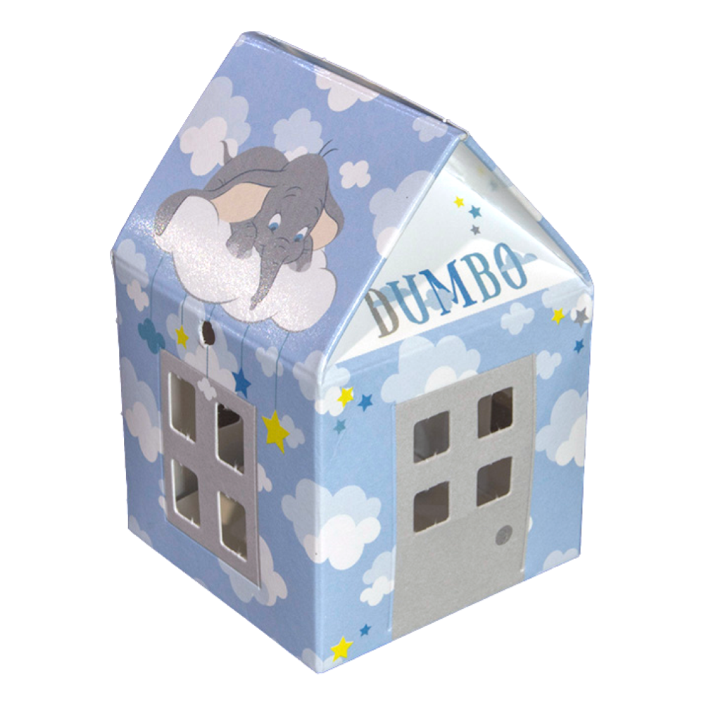 Bomboniera Astuccio Dumbo DISNEY Casetta con Confetti Cerimonie Feste - 68142