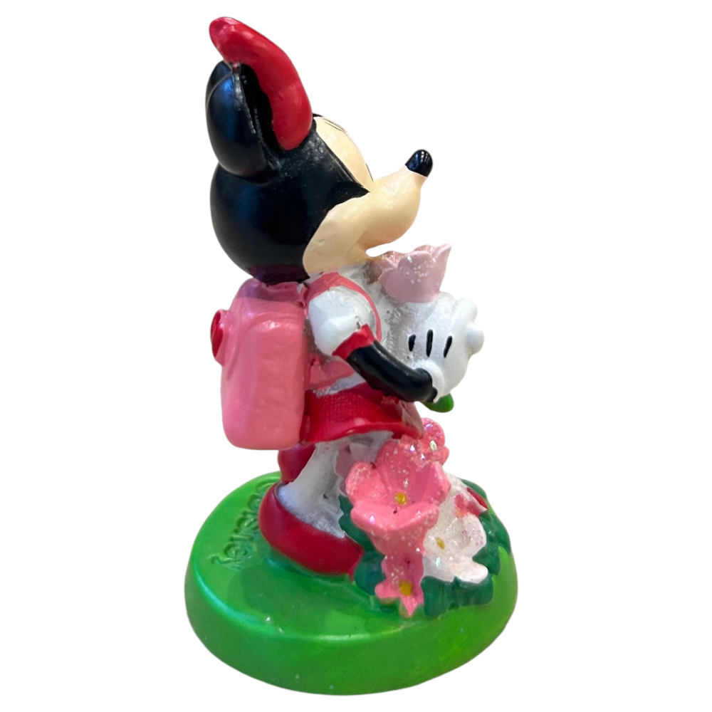 Bomboniera Statuina Minnie Mouse DISNEY Flowers in Resina Smaltata 5,6 CM - 69583m