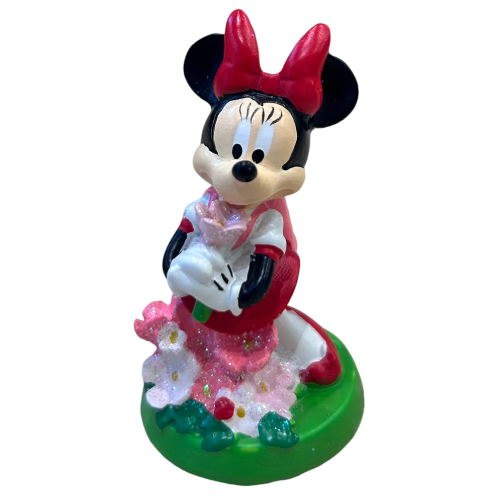 Bomboniera Statuina Minnie Mouse DISNEY Flowers in Resina Smaltata 5,6 CM - 69583m