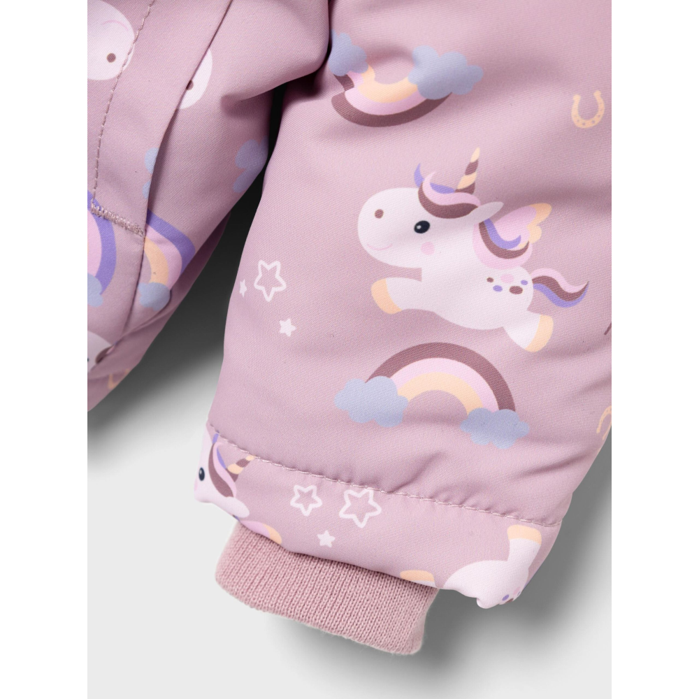 Giubbotto Unicorno con Cappuccio Removibile Idrorepellente Neonata - 13229825