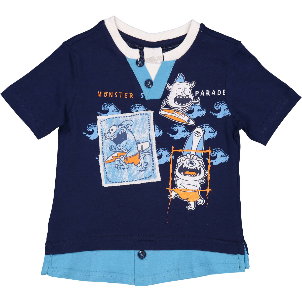 T-Shirt Maglietta Neonato Bambino Mauli Birba Taglie 6/30 Mesi - 44059.00.75e