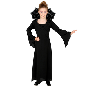 Vestito Carnevale Vampiressa Travestimento Costume per Halloween da Bambino - 5238