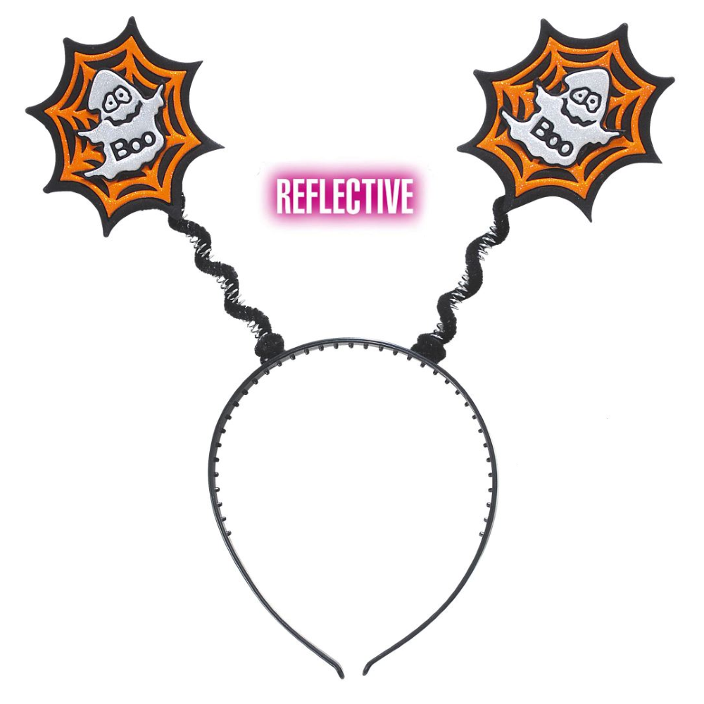 Cerchietto con Fantasma Riflettente Accessori per Abito Vestito Travestimento Carnevale Halloween - 5329e
