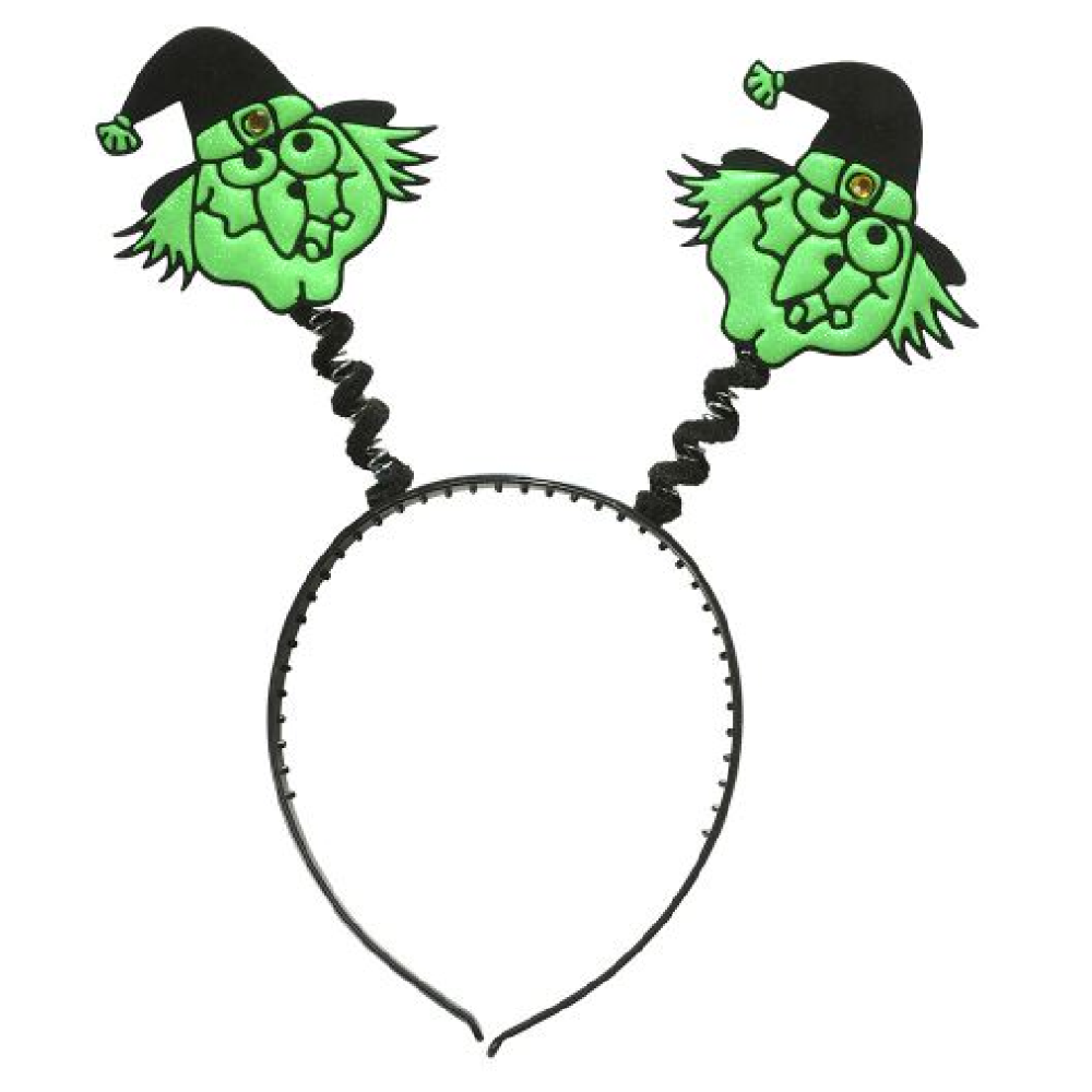 Cerchietto con Strega Riflettente Accessori per Abito Vestito Travestimento Carnevale Halloween - 5329e