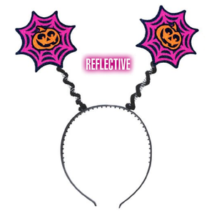 Cerchietto con Zucca Riflettente Accessori per Abito Vestito Travestimento Carnevale Halloween - 5329e