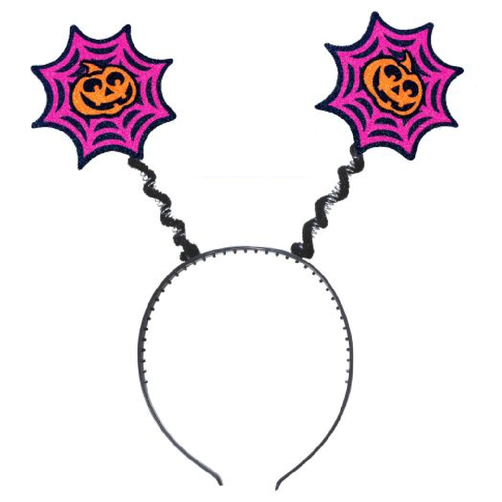 Cerchietto con Zucca Riflettente Accessori per Abito Vestito Travestimento Carnevale Halloween - 5329e