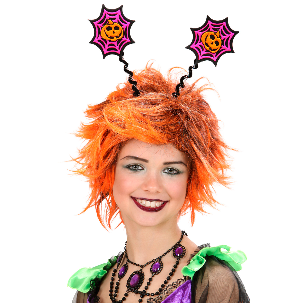 Cerchietto con Zucca Riflettente Accessori per Abito Vestito Travestimento Carnevale Halloween - 5329e