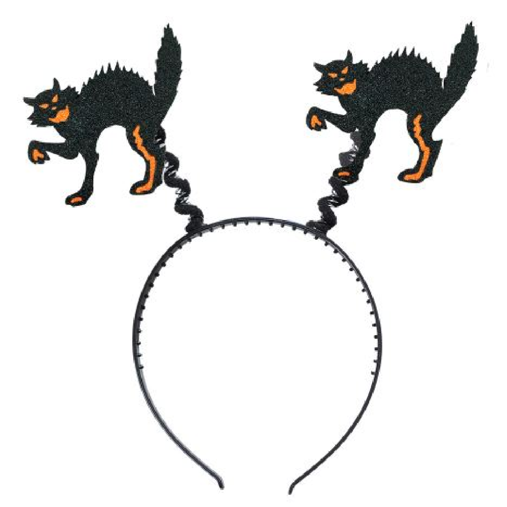 Cerchietto con Gatto Riflettente Accessori per Abito Vestito Travestimento Carnevale Halloween - 5329e