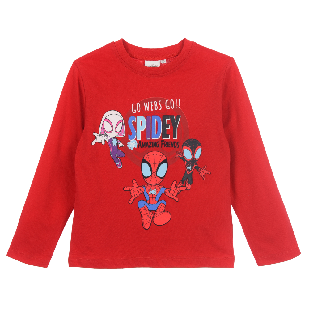 T-Shirt M.l. Spidey MARVEL Bambino Sun City 2/5 Anni - Xh1174rosso