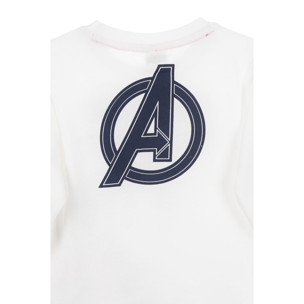 T-Shirt M.l. Capitan America MARVEL Bambino Ragazzo Sun City 4/10 Anni - Xh1177bianco