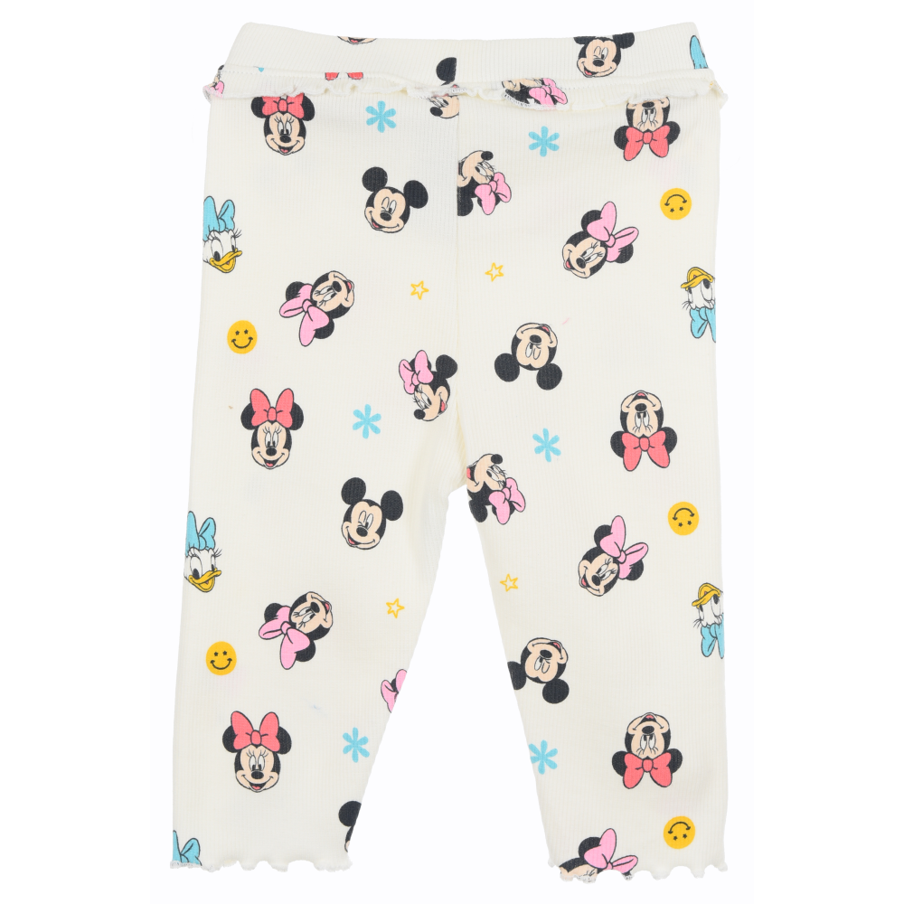 Leggings Minnie Mouse DISNEY Pantalone 6/24 Mesi Sun City - Xh0015bianco