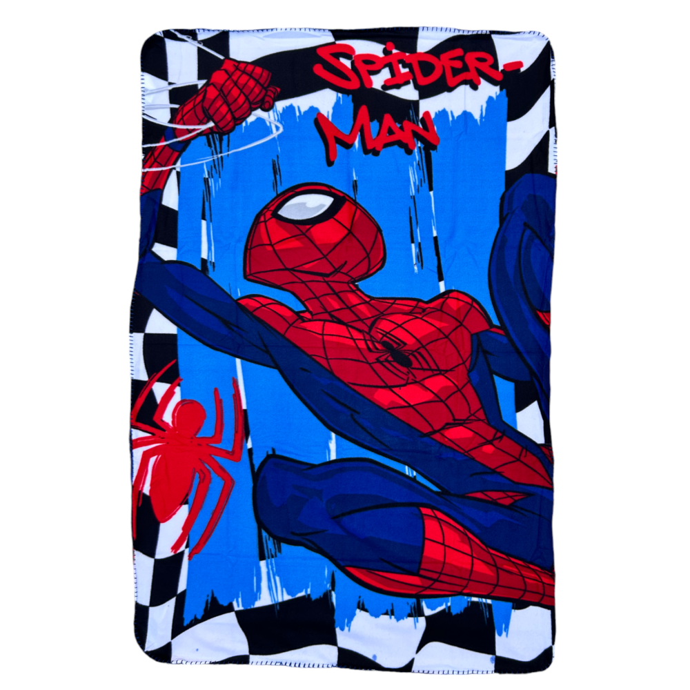 Plaid in Pile Spiderman MARVEL Coperta in Morbido Poliestere 100 X 150 CM 210 Gsm - Spm-1431