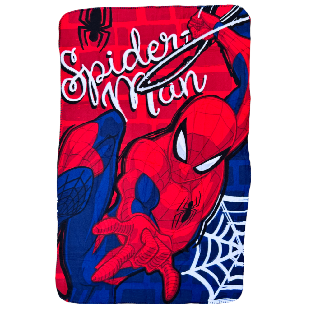 Plaid in Pile Spiderman MARVEL Coperta in Morbido Poliestere 100 X 150 CM 210 Gsm - Spm-1418
