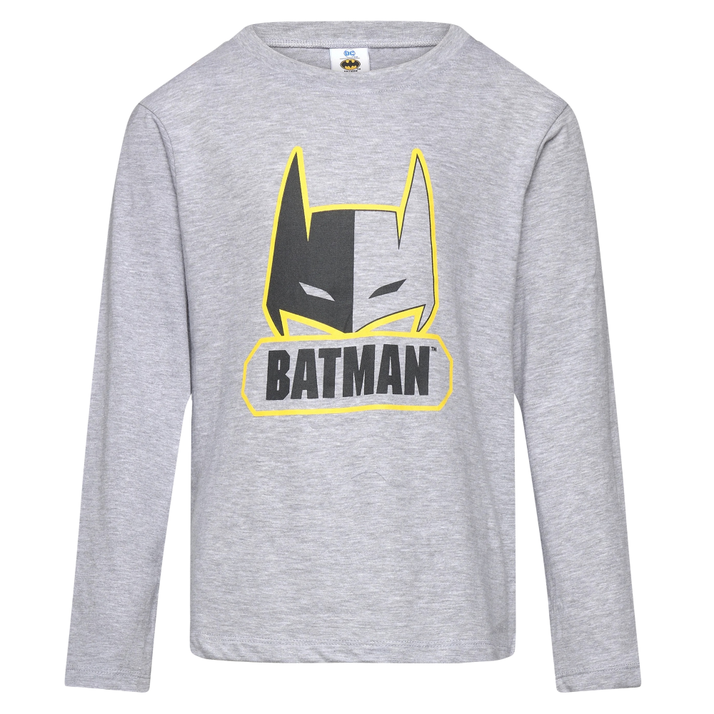 T-Shirt M.l. Batman Bambino Ragazzo Sun City 4/10 Anni - Xh1155grigio C.