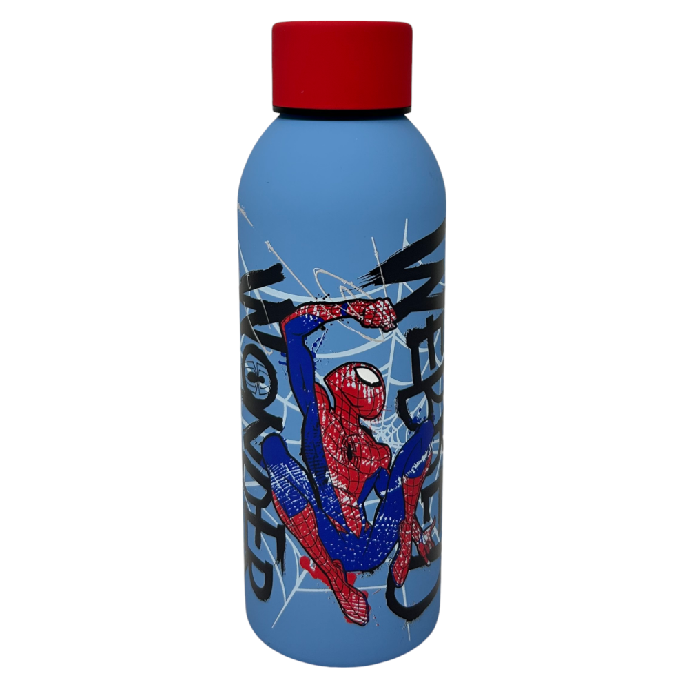 Borraccia Spiderman MARVEL Bottiglia in Acciaio Inox con Tappo Svitabile 500 Ml - 843372